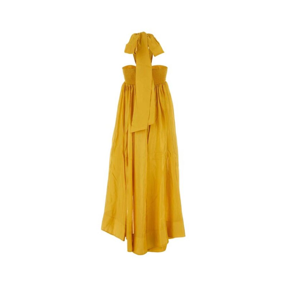 ZIMMERMANN Yellow Silk Devi Dress - Picture 2 of 2